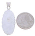 Genuine Sterling Silver And Turquoise Pendant Jewelry EX29046